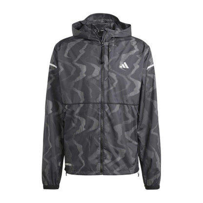 Front - Adidas Mens Ultimate WIND RDY Running Jacket