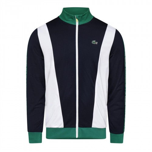 Front - Lacoste Mens Logo Track Jacket