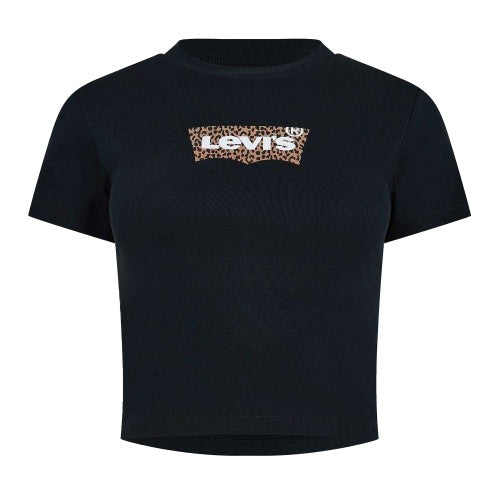 Front - Levis Womens/Ladies Criss-Cross Boxy T-Shirt