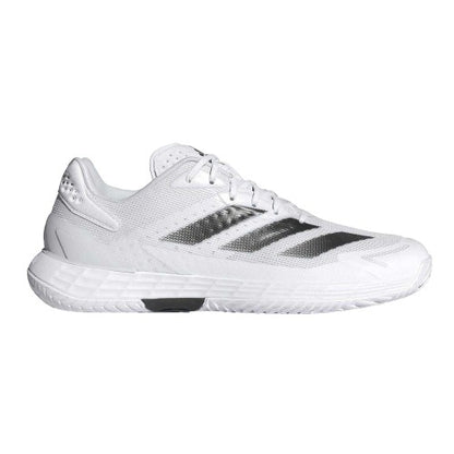 Front - Adidas Mens Defiant Speed 2 Tennis Shoes