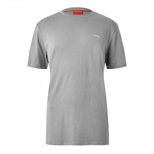Front - Hugo Mens Dero222 Logo T-Shirt