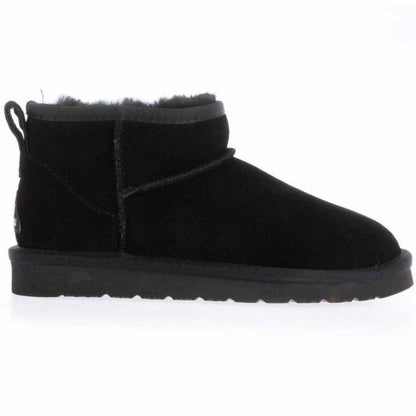 Front - EverAu Womens/Ladies Cow Suede Flat Ankle Boots