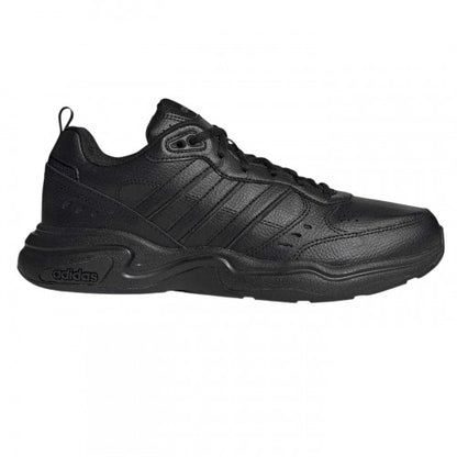 Front - Adidas Mens Strutter Coated Leather Shoes