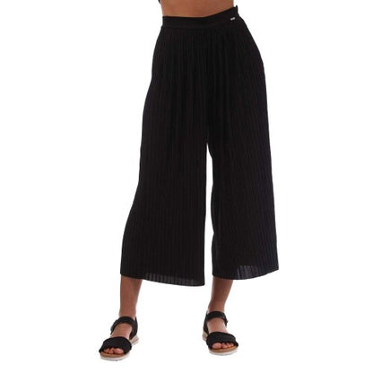 Front - Hugo Womens/Ladies Etamaia Plisse Trousers