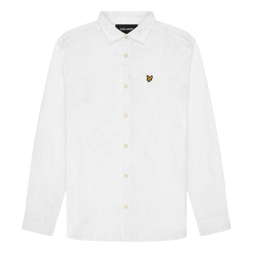Front - Lyle & Scott Mens Poplin Button-Down Shirt
