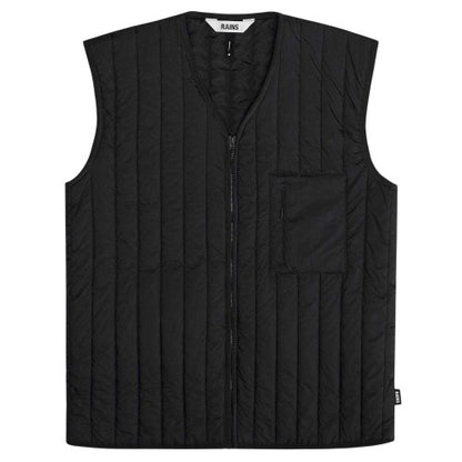 Front - Rains Mens Banja Liner Quilted Gilet