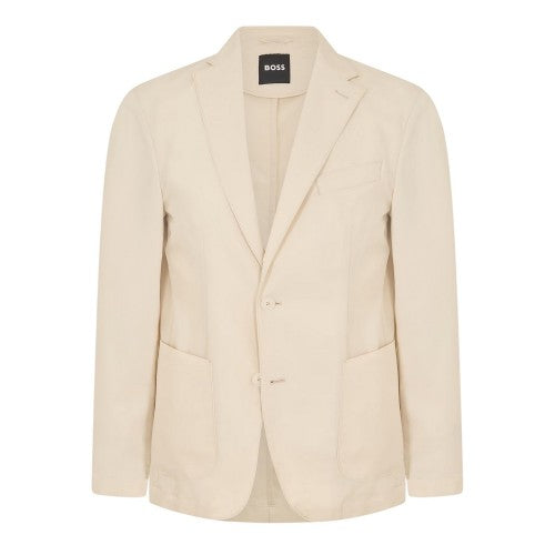 Front - Boss Mens Hanry Notch Neck Blazer