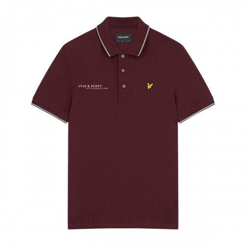 Front - Lyle & Scott Mens Coordinates Polo Shirt