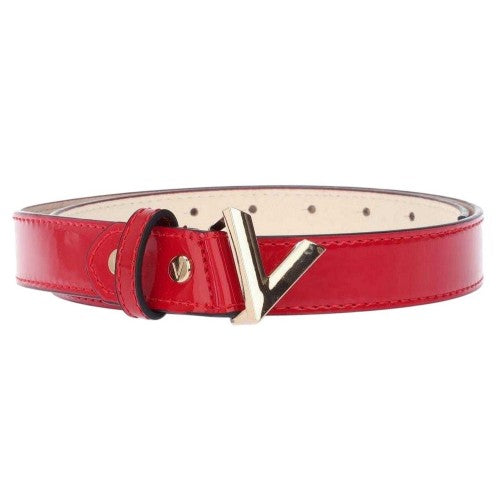 Front - Valentino Patent Leather Belt