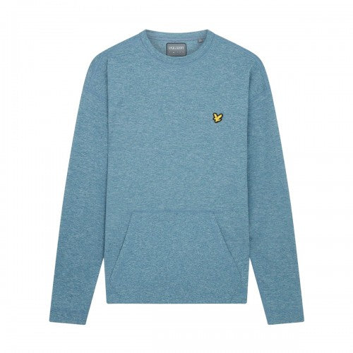 Front - Lyle & Scott Mens Soft Crew Neck Sweatshirt
