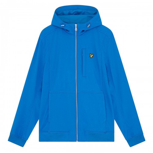 Front - Lyle & Scott Mens Fleece Lined Soft Shell Jacket