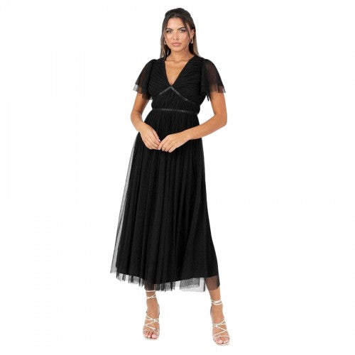 Front - Anaya With Love Womens/Ladies Ribbon Midi Dress