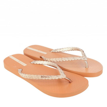 Front - Ipanema Womens/Ladies Exuberance Chrome Flip Flops