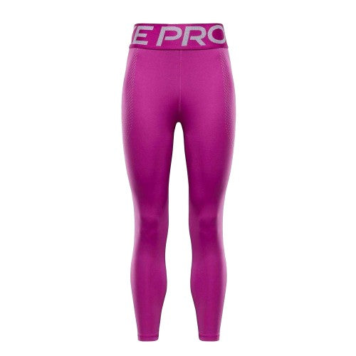 Front - Nike Womens/Ladies Pro Sculpt Perforated Leggings