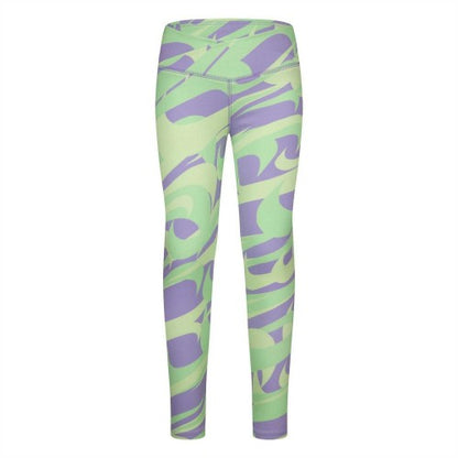 Front - Nike Girls Prep In Your Step Abstract Leggings