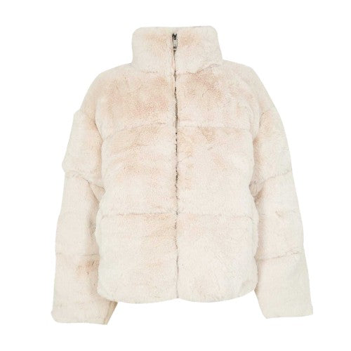 Front - Jack Wills Womens/Ladies Faux Fur Puffer Jacket