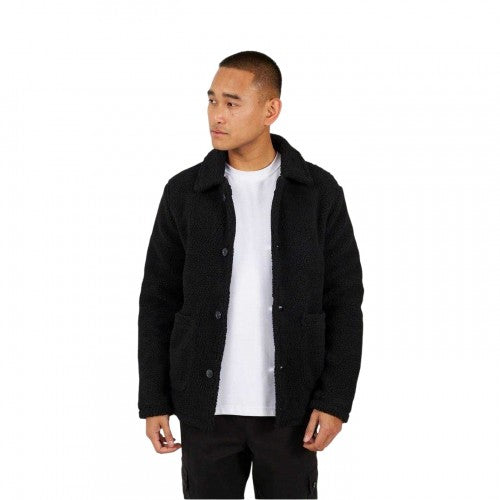 Front - Brave Soul Mens Borg Jacket