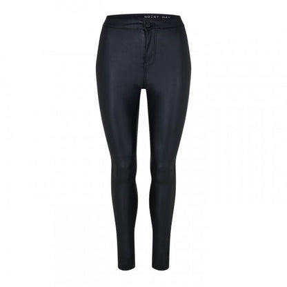 Front - Noisy May Womens/Ladies Coated High Waist Trousers
