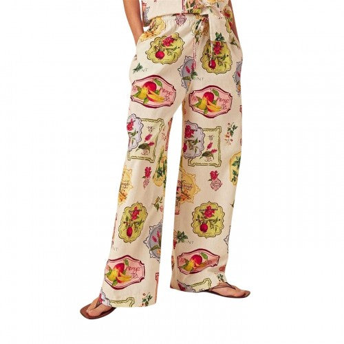Front - Nobody´s Child Womens/Ladies Shona Graphic Print Wide Leg Palazzo Trousers