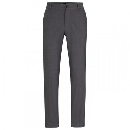 Front - Boss Mens Kane Straight Trousers