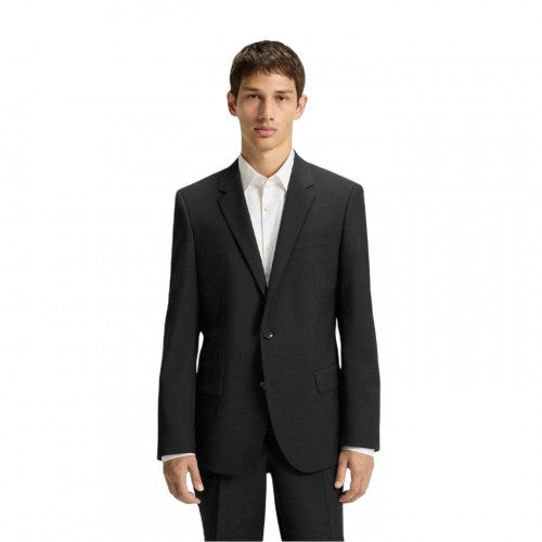 Front - Boss Mens Plain Notch Neck Suit Jacket