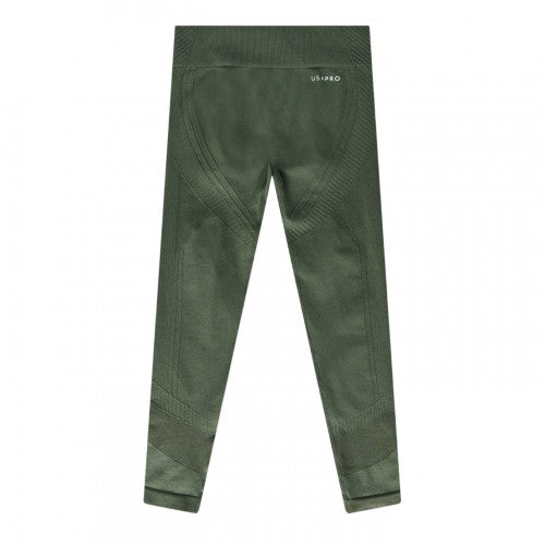 Front - USA Pro Childrens/Kids Seamless Tight Leggings