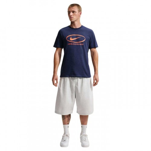 Front - Nike Mens Oval Logo T-Shirt