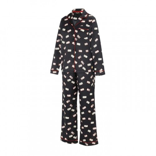 Front - Biba Womens/Ladies All-Over Print Pyjama Set