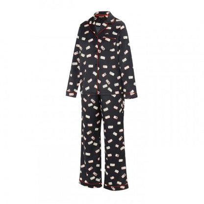 Front - Biba Womens/Ladies All-Over Print Pyjama Set