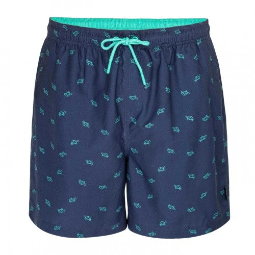 Front - Hot Tuna Mens Turtle Swim Shorts