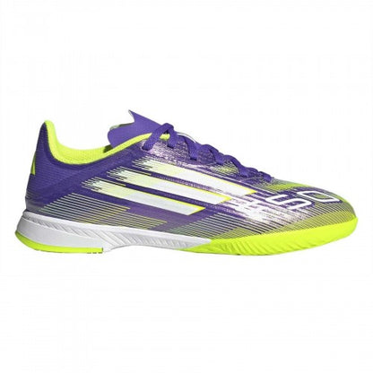 Front - Adidas Womens/Ladies F50 3 Stripes Indoor Football Trainers