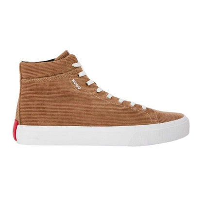 Front - Hugo Mens Dyer Hito Corduroy Low Trainers
