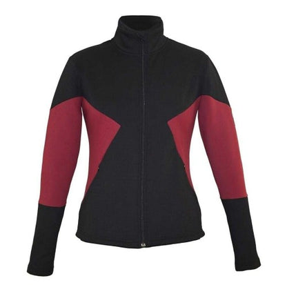 Front - Requisite Womens/Ladies Two Tone Long-Sleeved Fleece Jacket