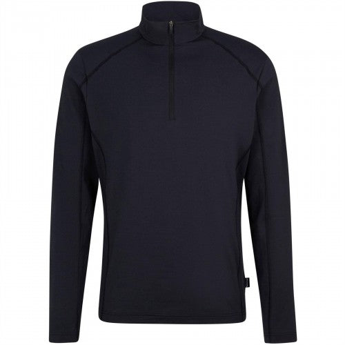 Front - Ziener Mens Jelano Quarter Zip Fleece Top