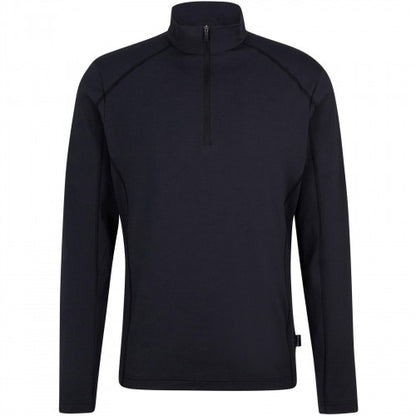 Front - Ziener Mens Jelano Quarter Zip Fleece Top
