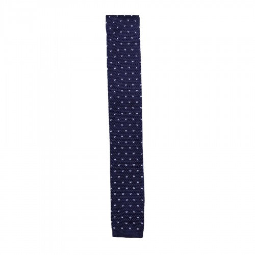 Front - Twisted Tailor Mens Spotted Knitted Tie