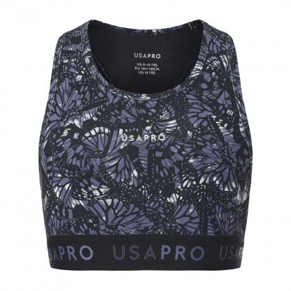 Front - USA Pro Girls Crop Crop Top