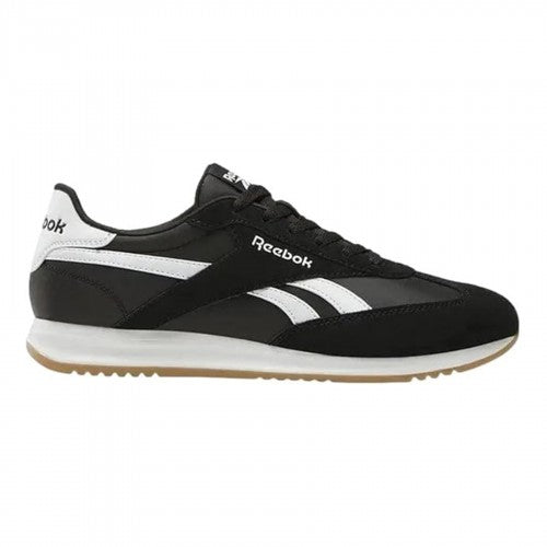 Front - Reebok Mens World 70 Logo Suede Trainers