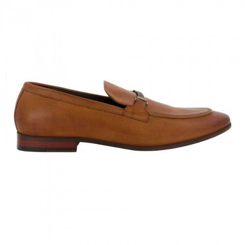 Front - Dune London Mens Sheldon Leather Loafers