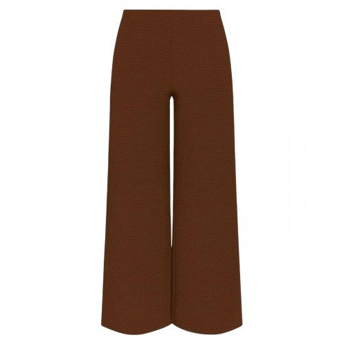 Front - I Saw It First Womens/Ladies Textured Wide Leg Trousers