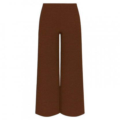Front - I Saw It First Womens/Ladies Textured Wide Leg Trousers