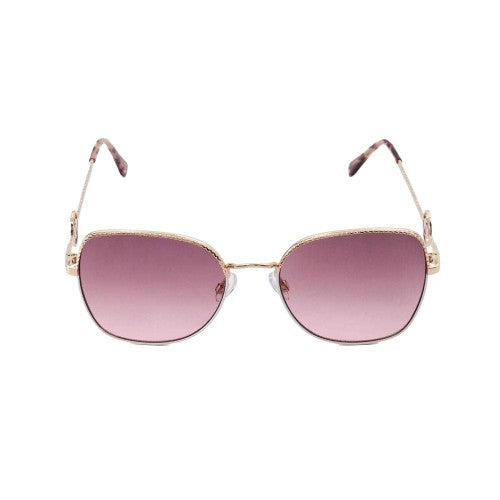 Front - Dune London Gilded Metal Frame Sunglasses