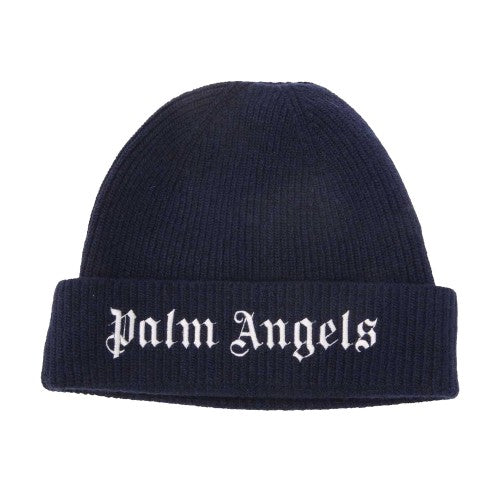 Front - Palm Angels Childrens/Kids Logo Knitted Beanie