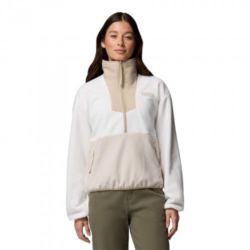 Front - Columbia Womens/Ladies Sequoia Fleece Half Zip Pullover