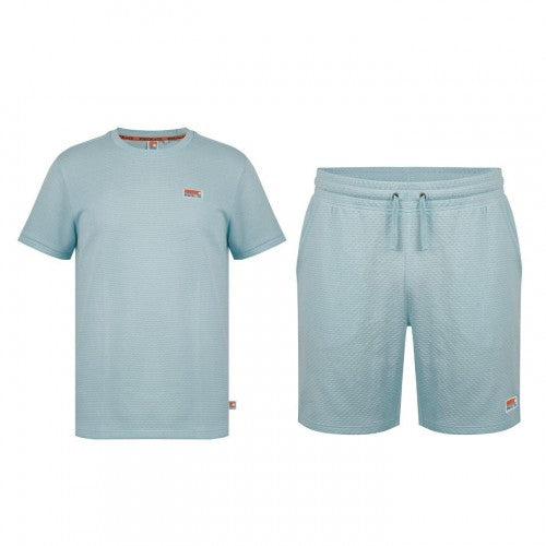 Front - SoulCal Mens Crew Neck T-Shirt & Shorts Set