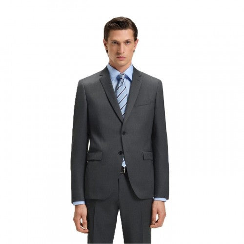 Front - Boss Mens Reymond Flap Pocket Suit Jacket