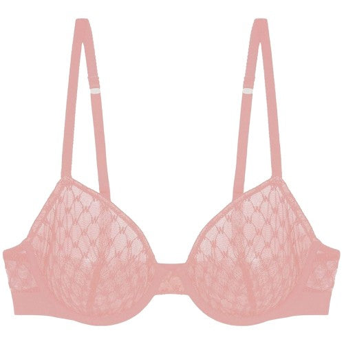 Front - Wolford Womens/Ladies Logo Lace Bra