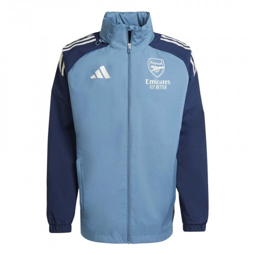 Front - Castore Mens Arsenal FC Regular Raglan Jacket