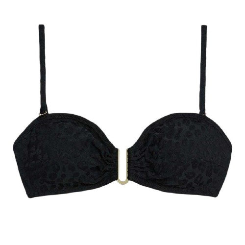 Front - Chelsea Peers Womens/Ladies Leopard Print Bikini Top