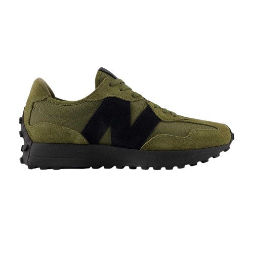 Front - New Balance Mens 327 Retro Trainers
